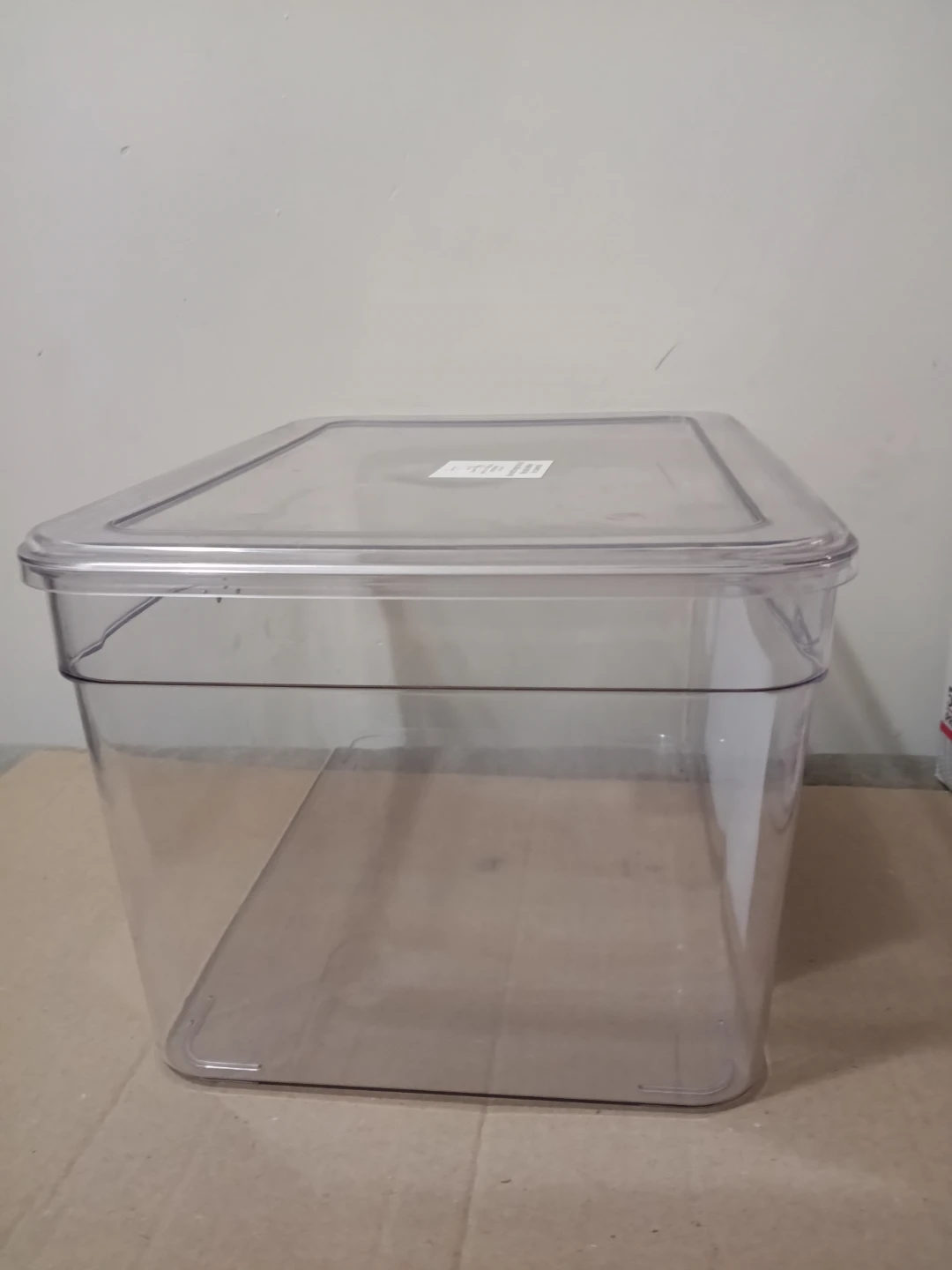 Mainstays Extra Tall Clear glass storage Box