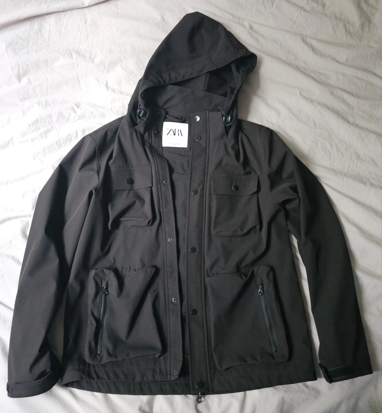 Zara Parka With Removable Hood