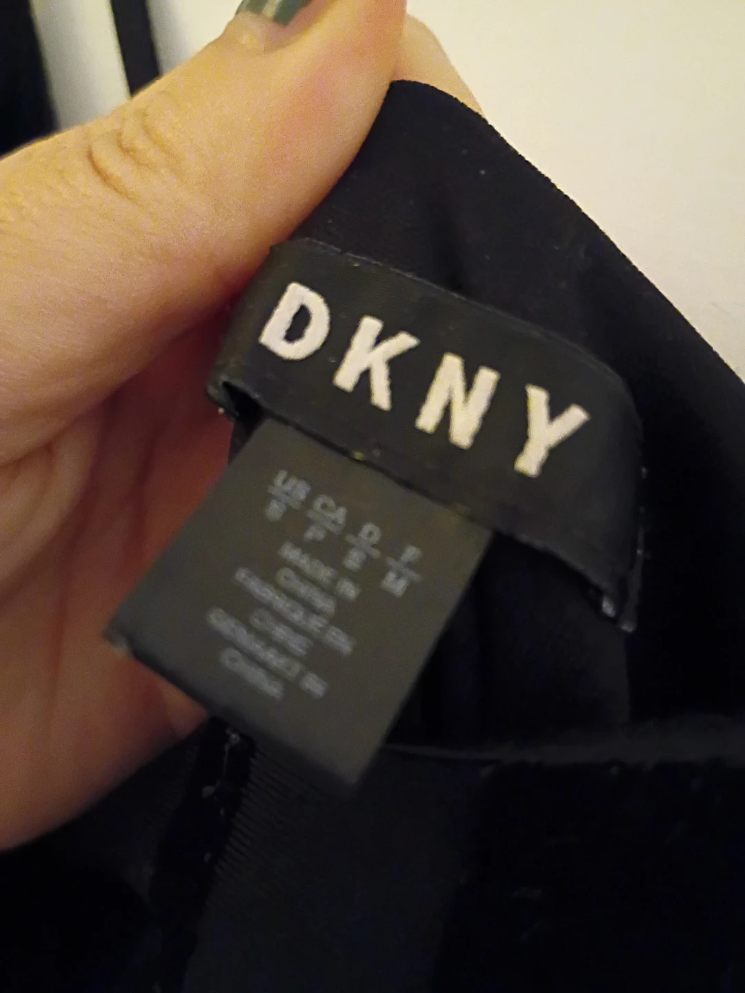 DKNY Black Velvet Slip Dress - photo 2