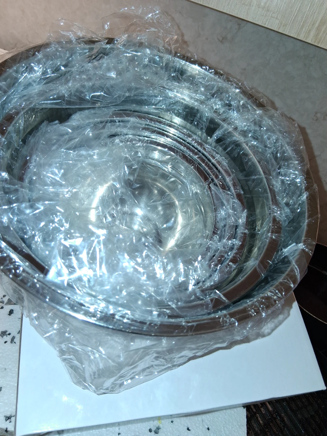 Set of Stainless Steel Mixing Bowls