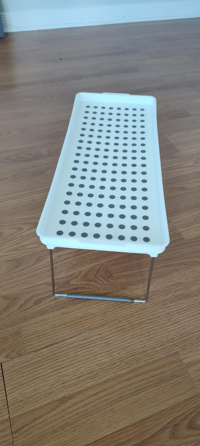 Collapsible White Shelf Organizer - photo 3