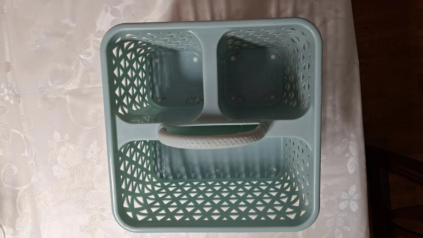 Light Blue Plastic Caddy Organizer - photo 2