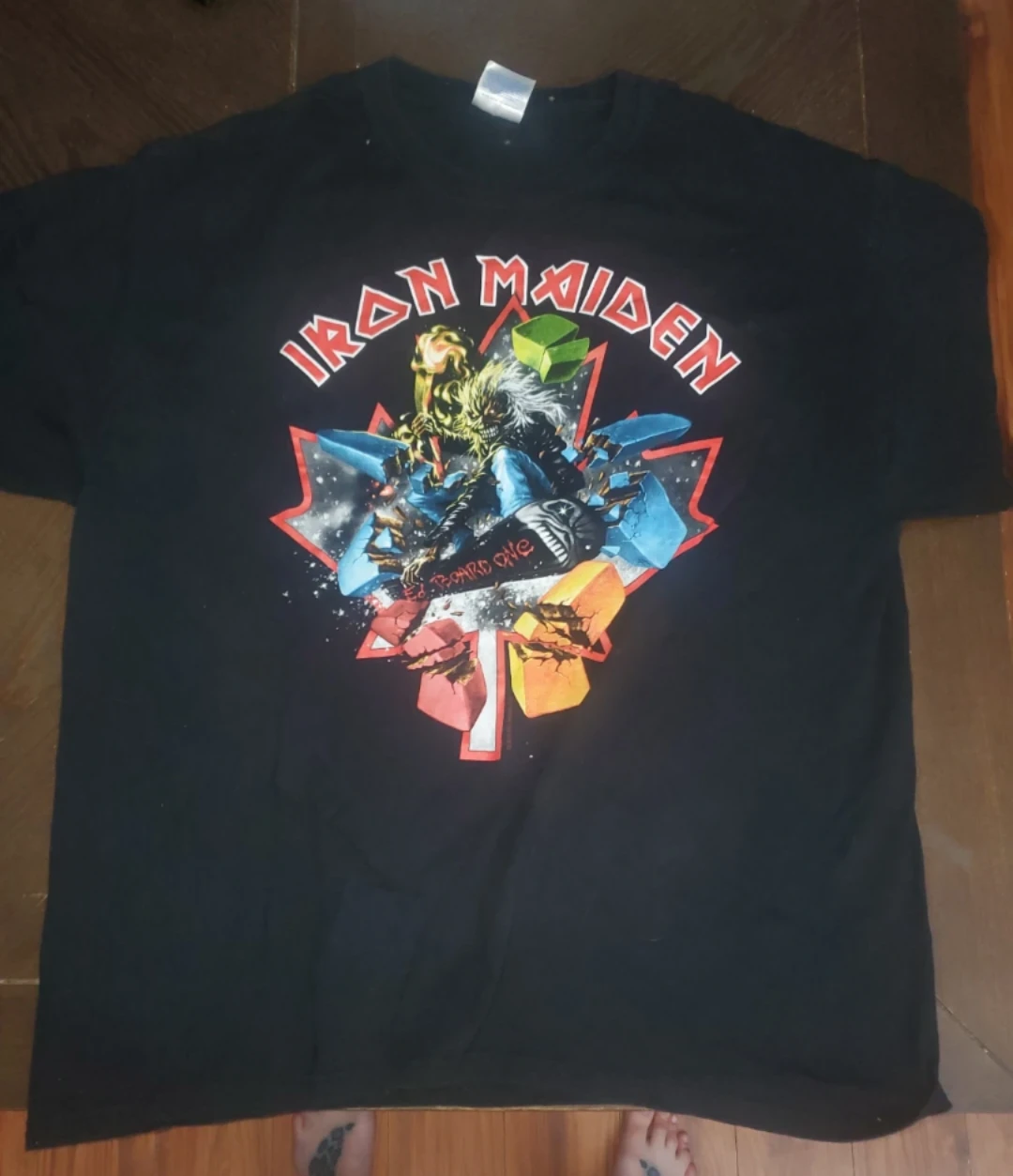 Iron Maiden The Final Frontier 2010 Canada Tour T-Shirt