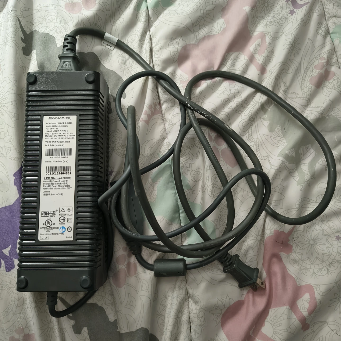 Microsoft Xbox 360 AC Adapter