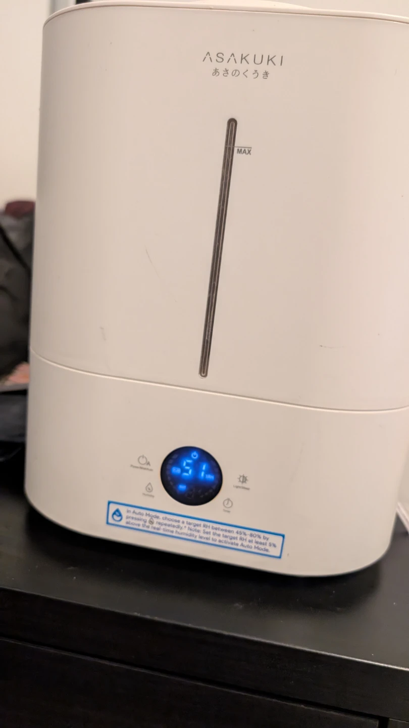 ASAKUKI Humidifier White