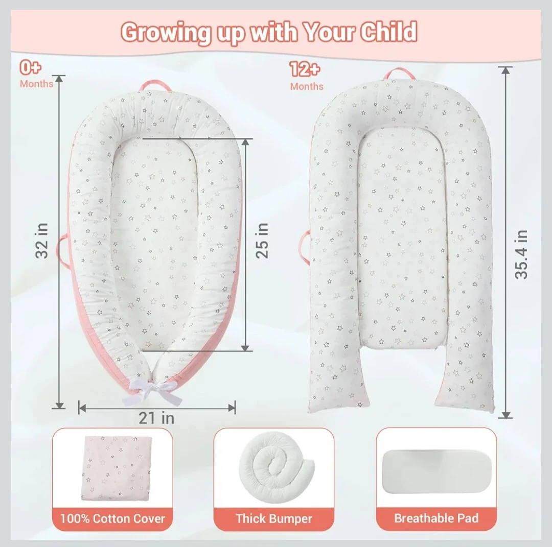 Portable Baby Lounger and Nest - photo 2