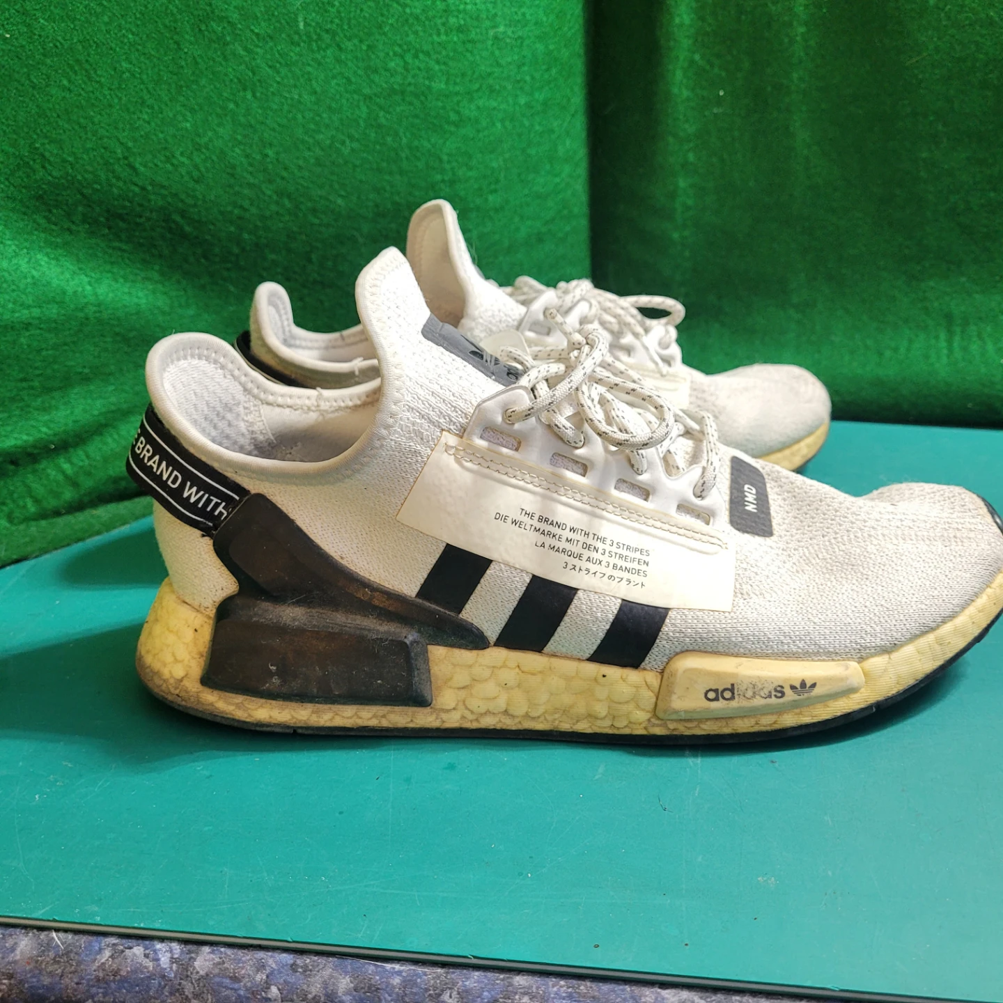 Adidas NMD Sneakers White and Black - Size 10 - photo 4