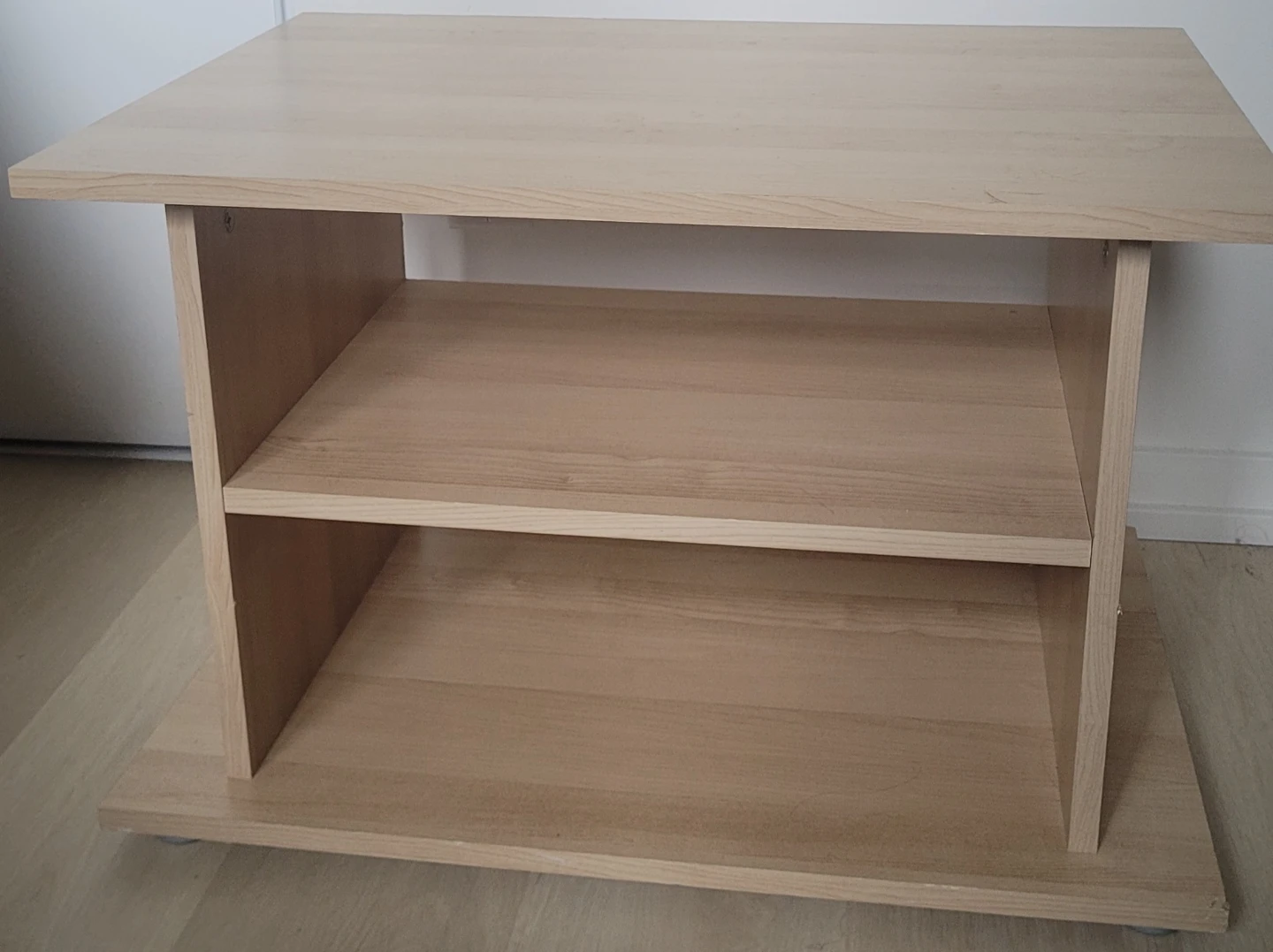 Light Wood Finish Side Table