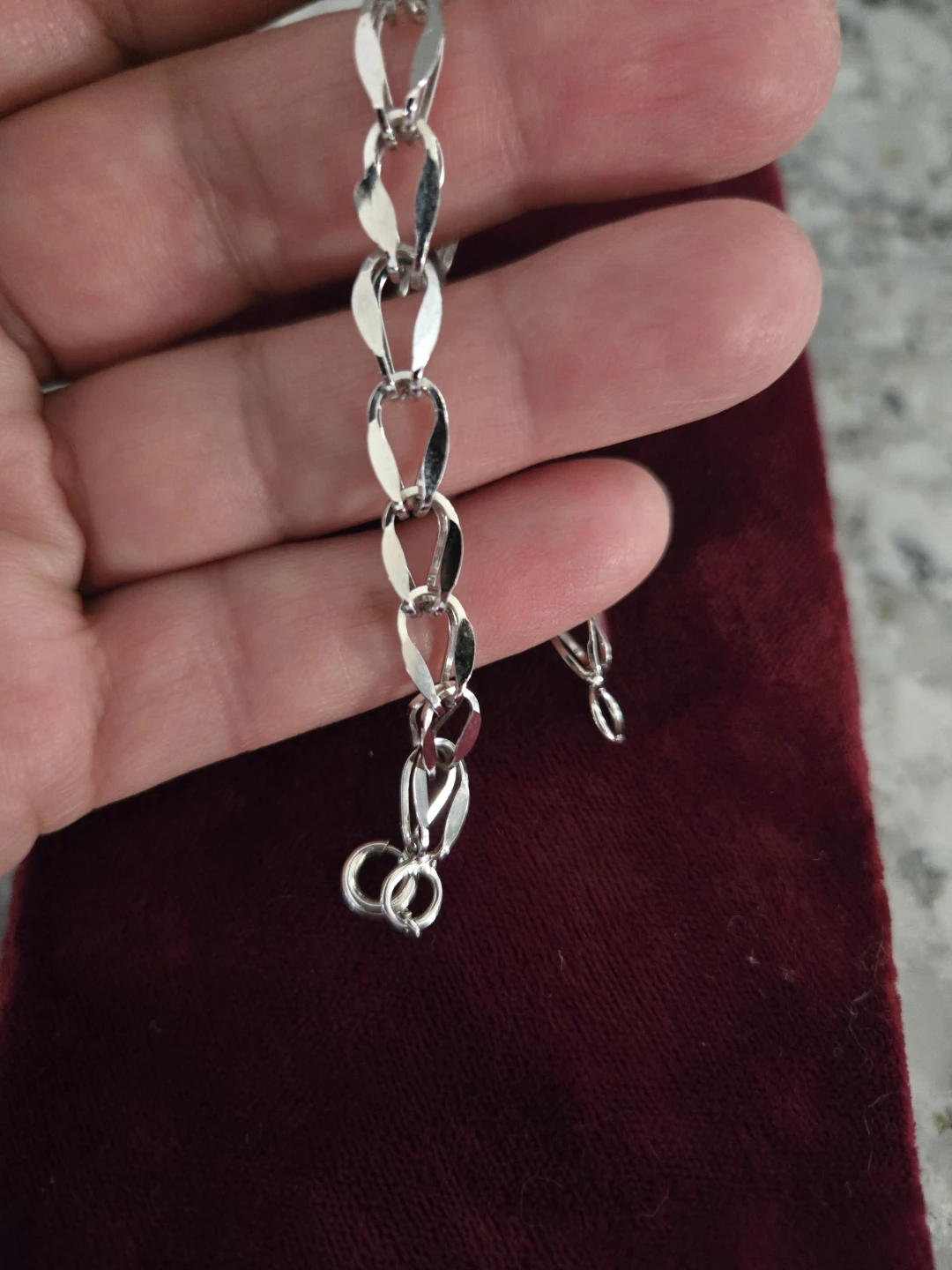 Sterling Silver Bracelet 7.5" - photo 2