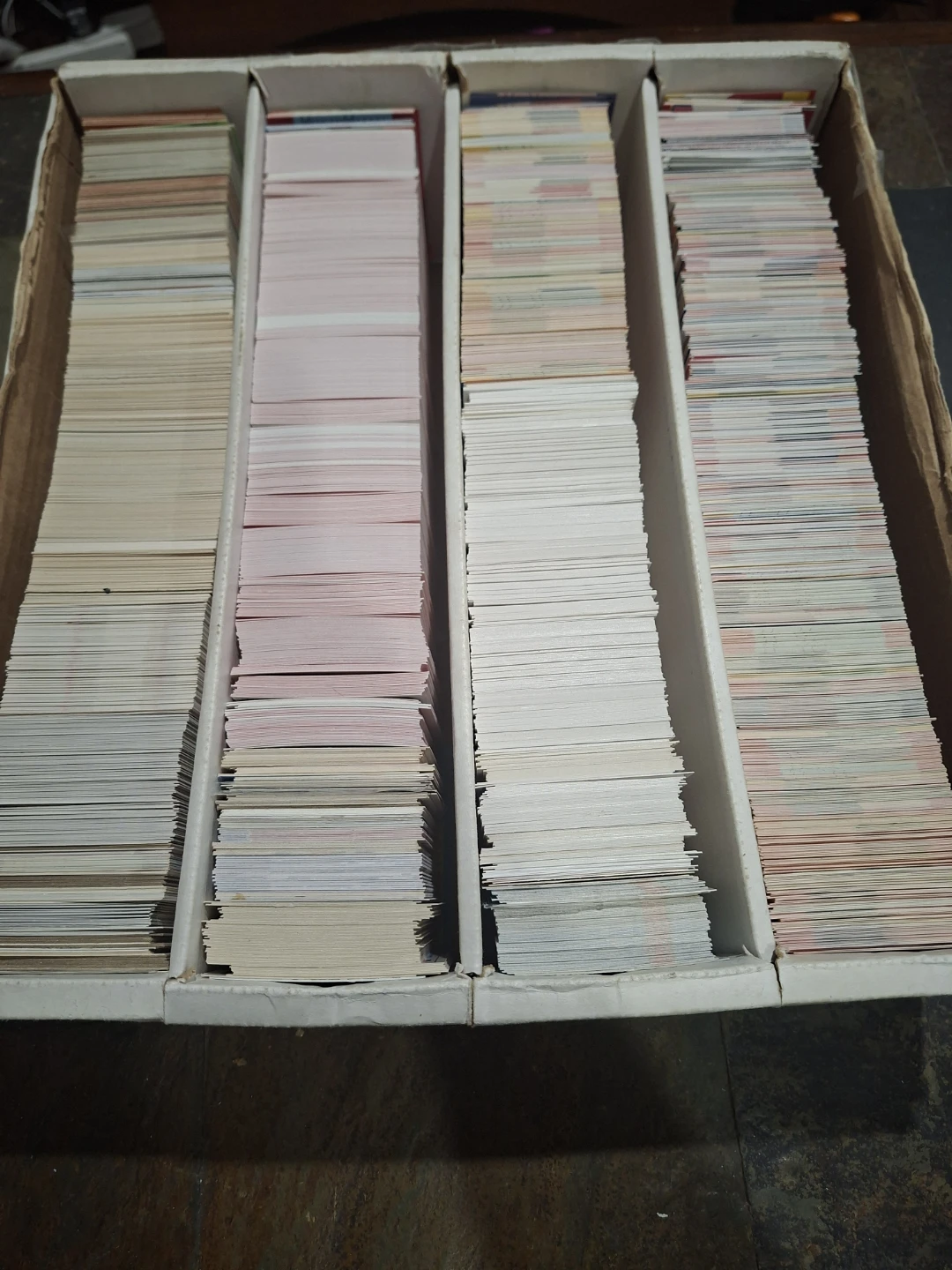 Mostly Unsearched Large Vintage NHL Hockey Card Collection