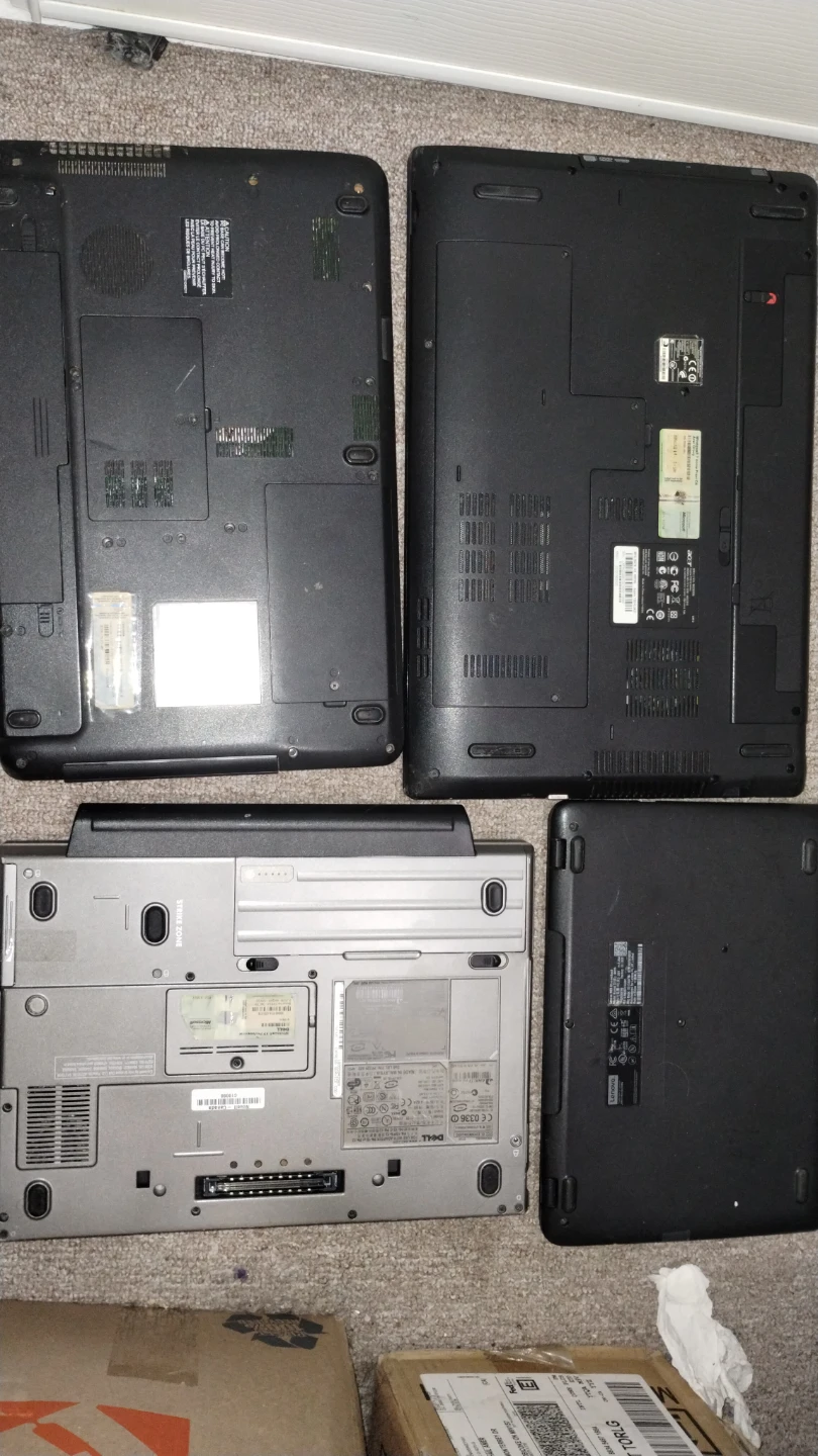 Lot of 4 Used Laptops for Parts - photo 2