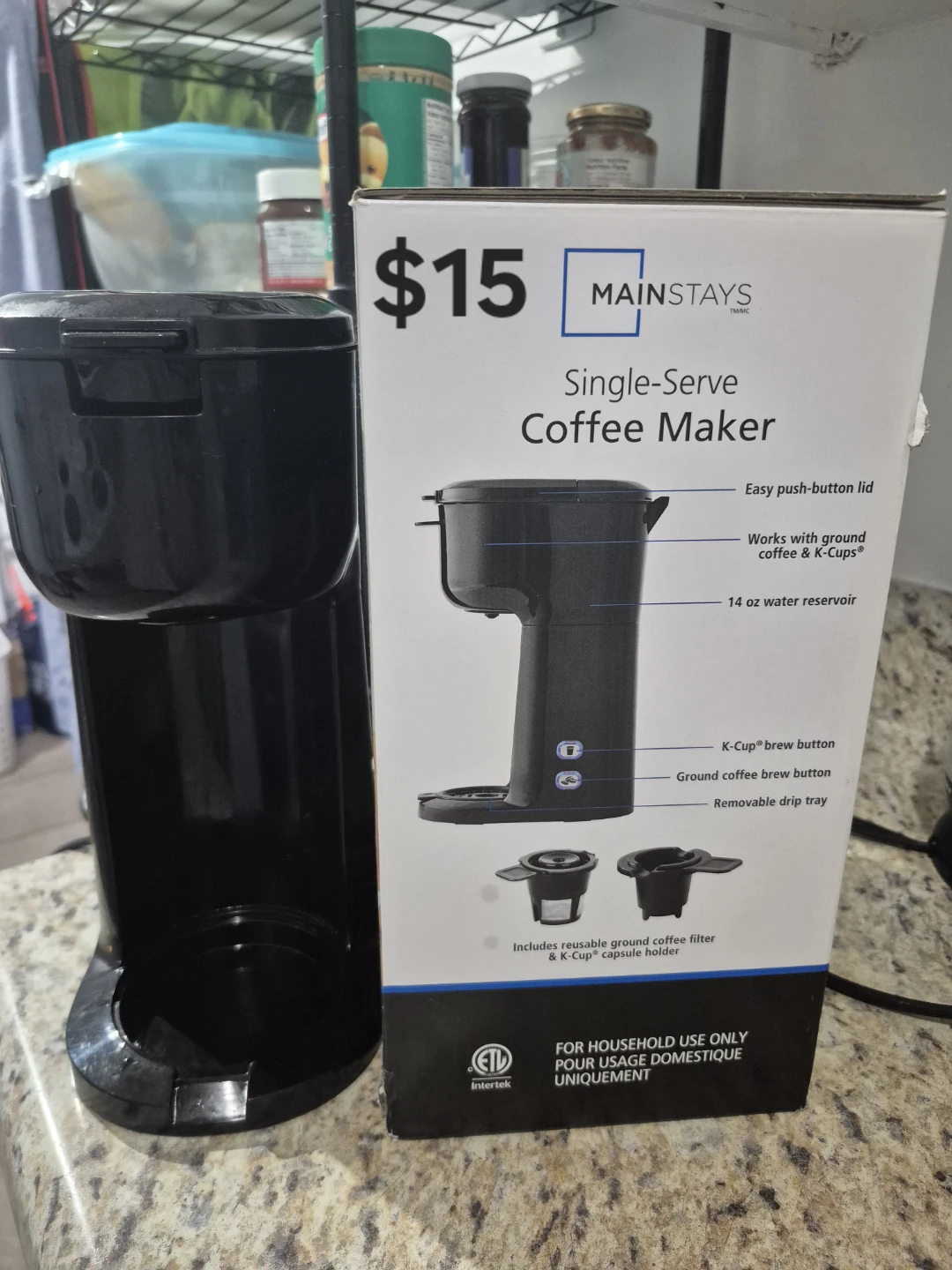 Mainstays Single-Serve Coffee Maker