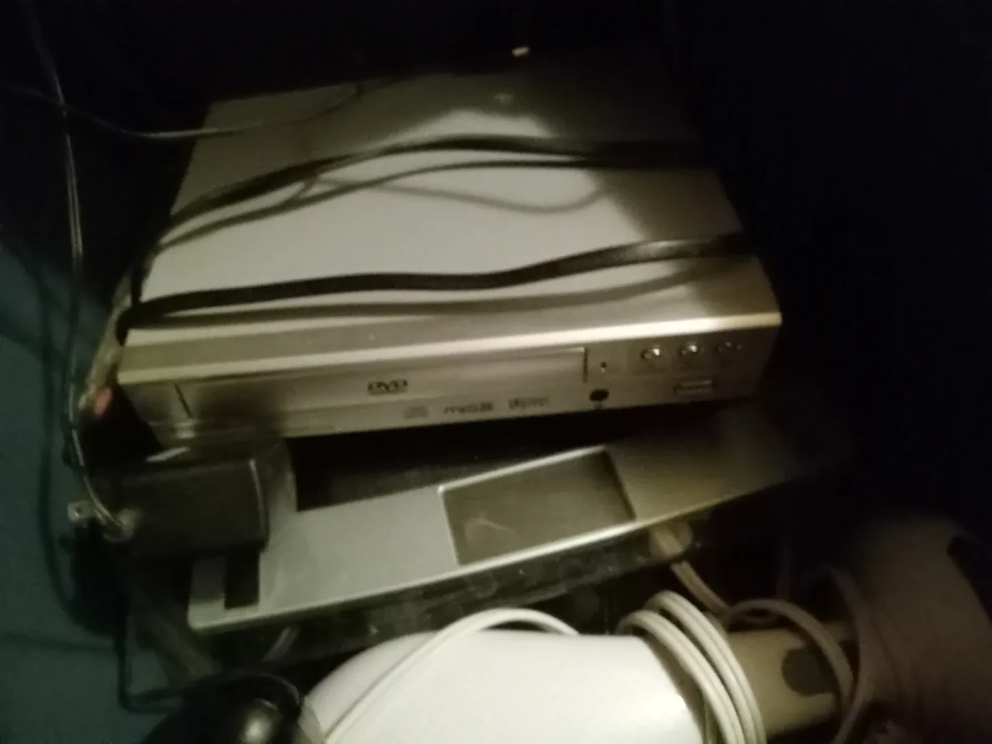 Silver DVD Player