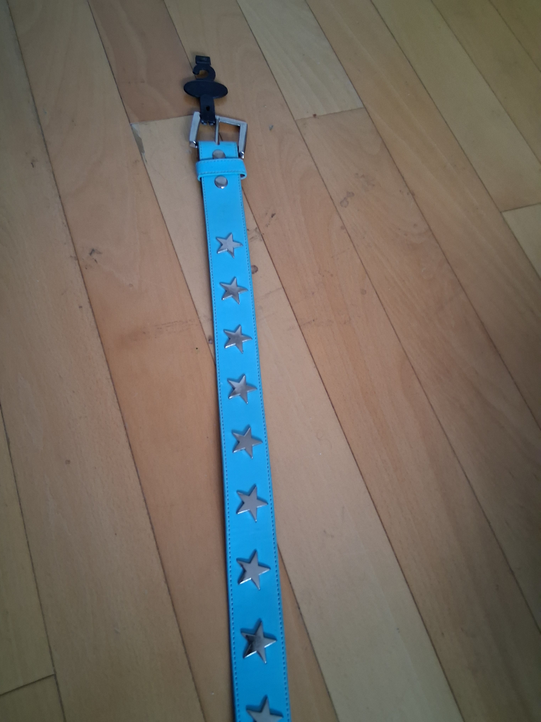 Light Blue Belt with Star Studs