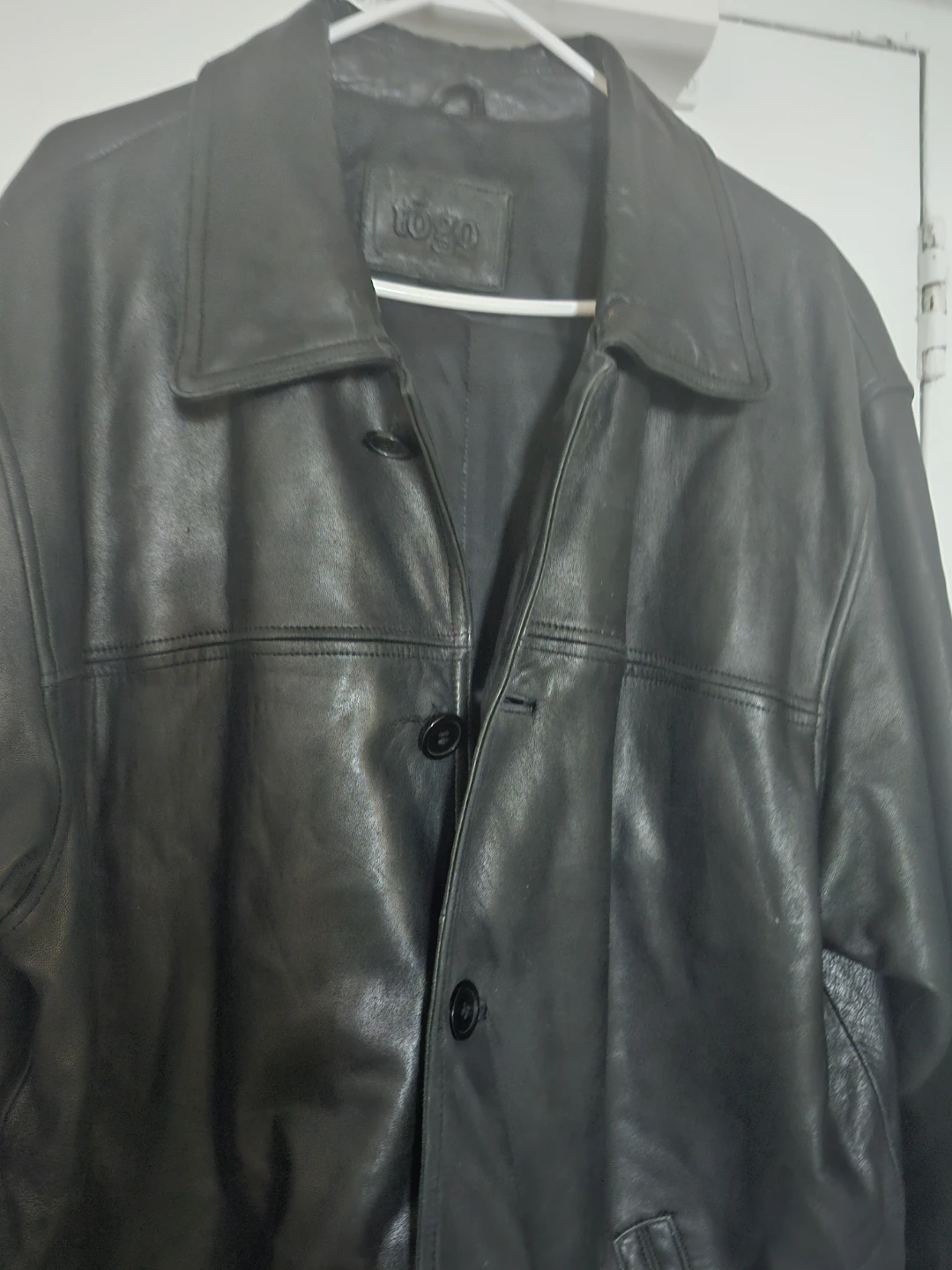 Togo Black Leather Jacket - photo 2