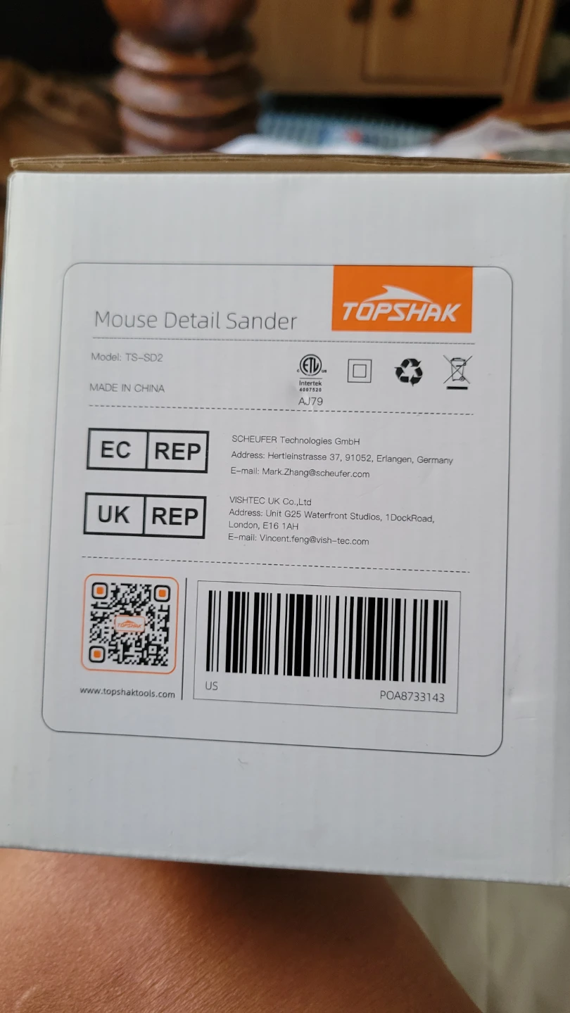 TOPSHAK Mouse Detail Sander TS-SD2 - photo 2