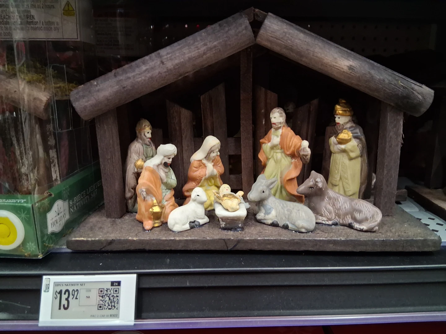 Holiday Time 8-Piece Nativity Set