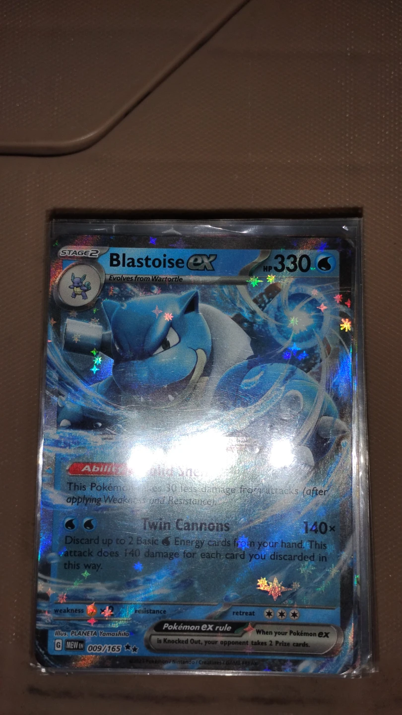 Blastoise ex 009/165 Pokemon Card - photo 2