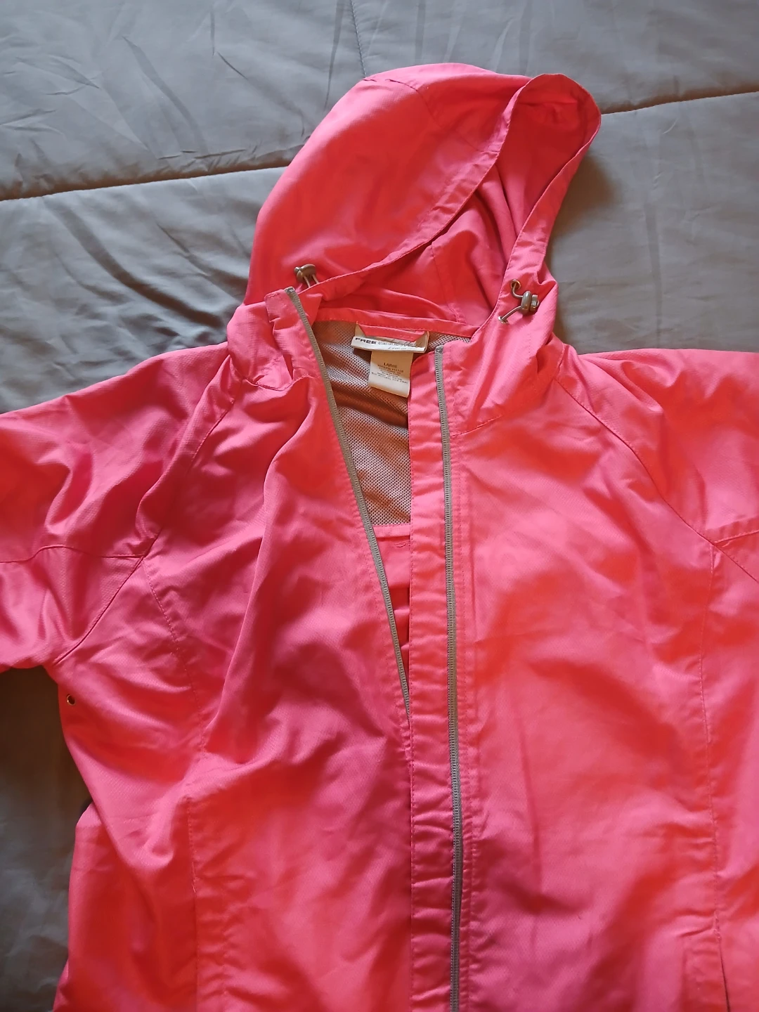 Free Country Pink Hooded Rain Jacket - photo 2