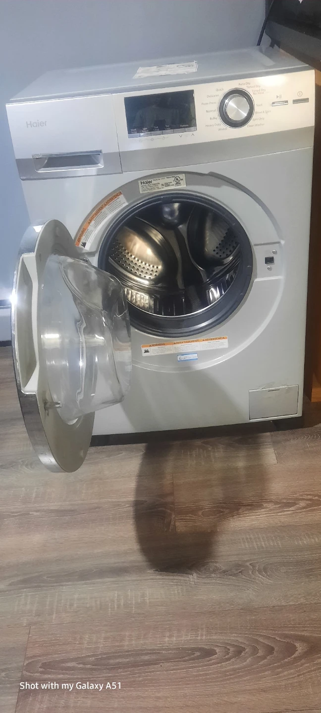Haier HLC1700AXS Washer-Dryer Combo - photo 3