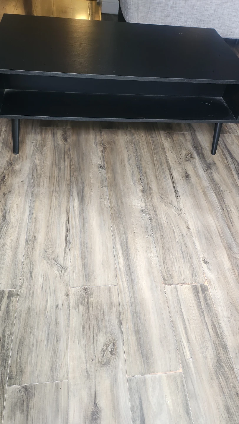Black Coffee Table with Rattan Detail - photo 4