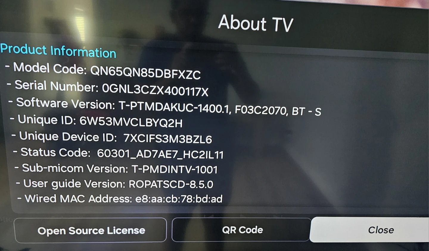 For Sale: Samsung 65” Neo QLED 4K Smart TV - photo 2