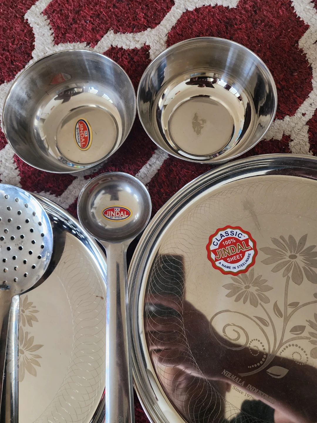 Jindal Stainless Steel Dinnerware Set - photo 3
