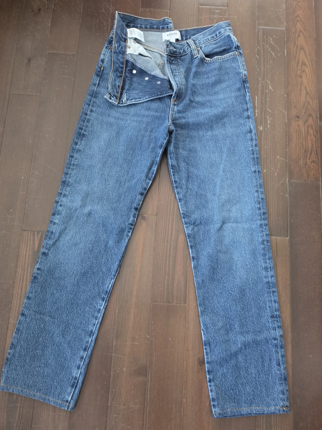 AGOLDE Criss Cross straight leg jeans size 25 - photo 3