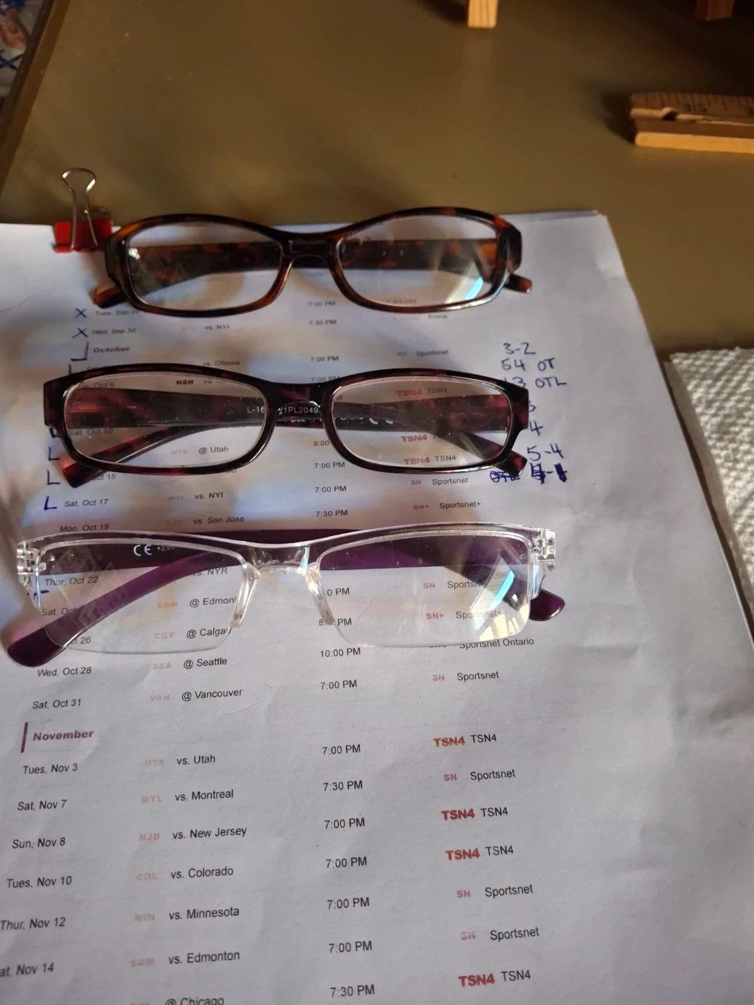 Set of 3 Reading Glasses +2.00