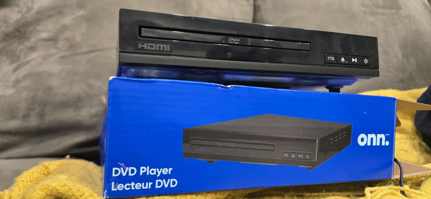 Onn. DVD Player with hdmi cable