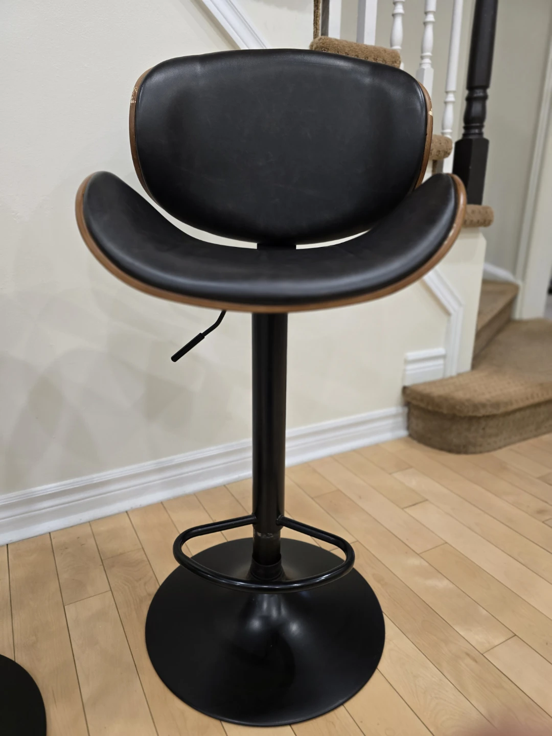Set of Two Adjustable Swivel Bar Stools - photo 3