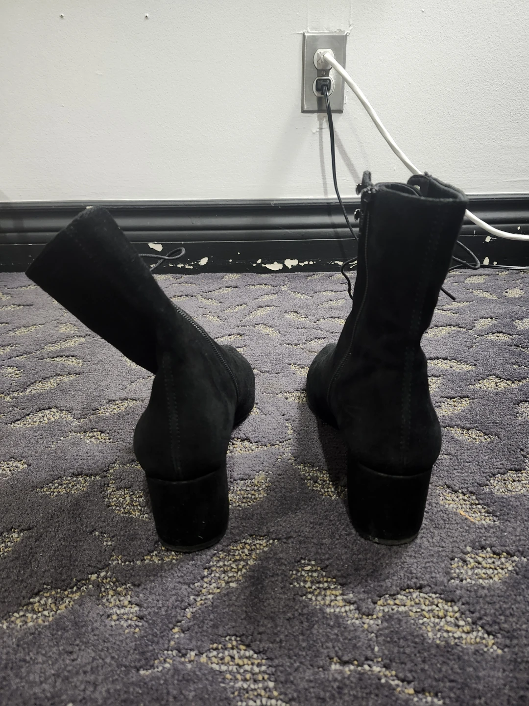 Vagabond Black Suede Lace-Up Ankle Boots - photo 5