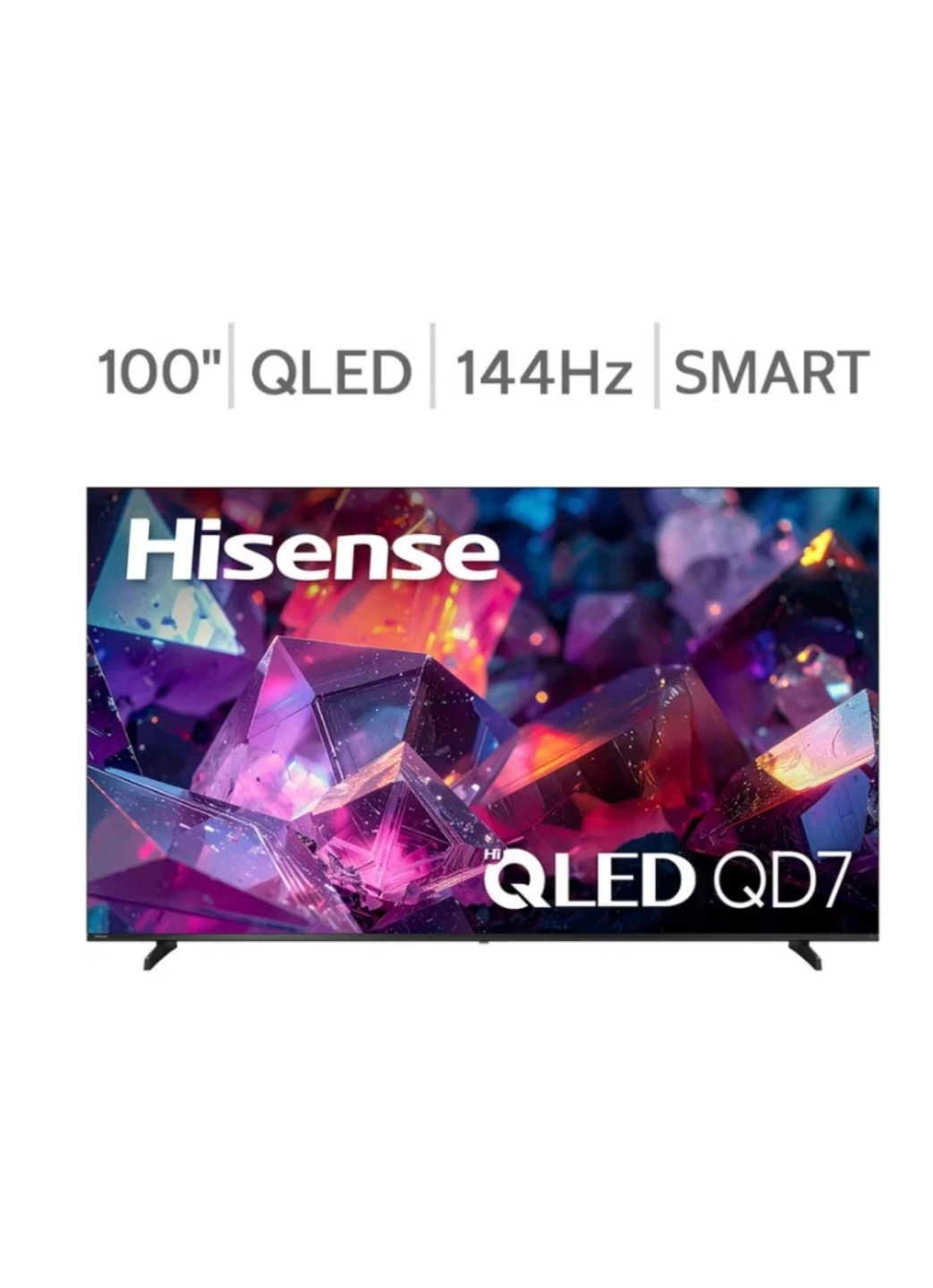 Hisense 100 Inch Class QD7 Series QLED 4K Smart TV - photo 2