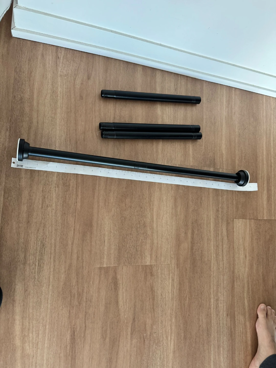 Heavy-Duty Modular Tension Curtain Rod – Adjustable 32" to 80" - photo 2