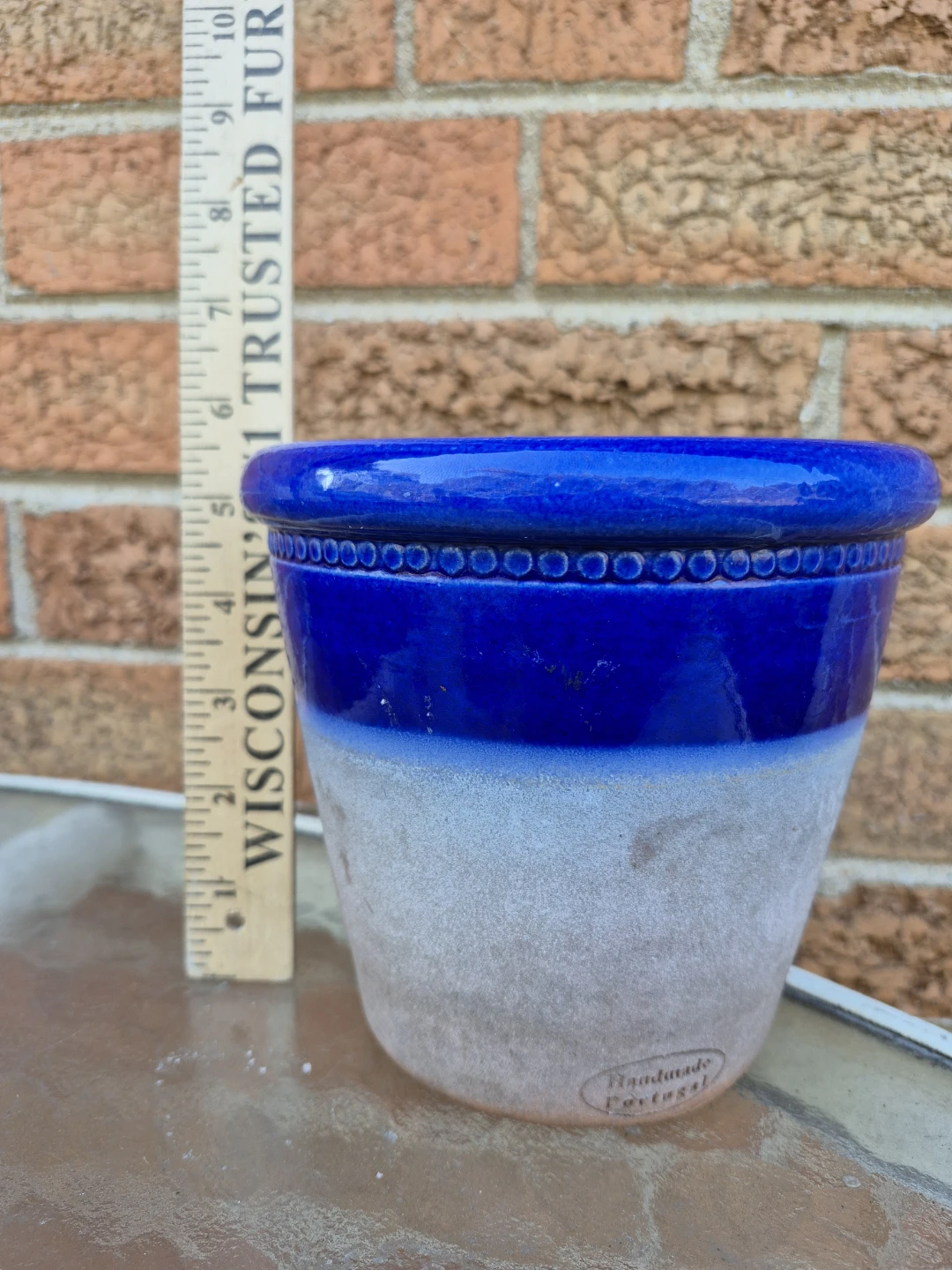 Handmade Portugal Ceramic Candle Pot
