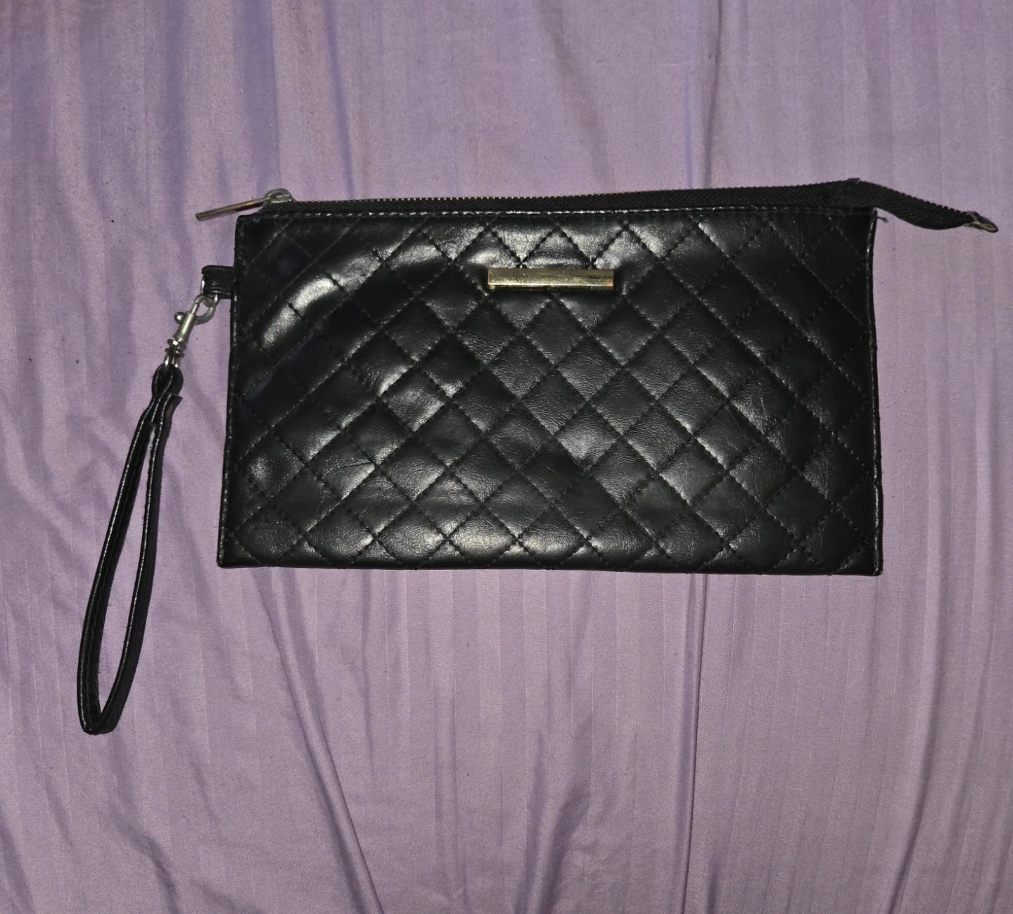 Quilted Wristlet Clutch