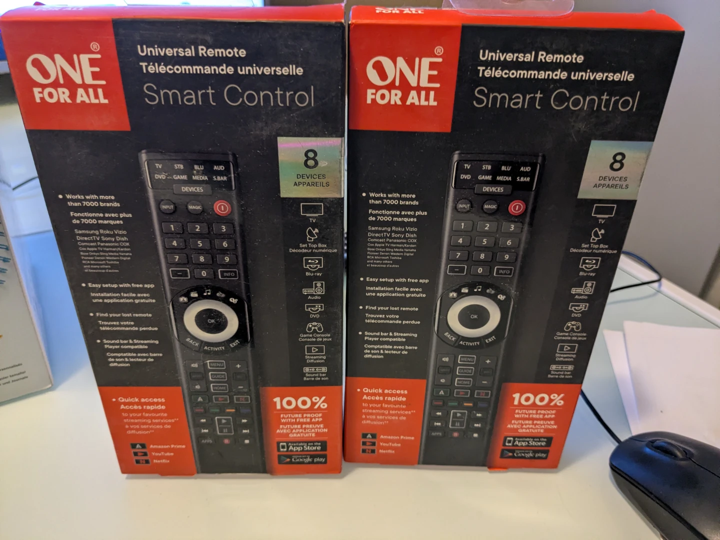 Two One For All Universal Remote Smart Control
