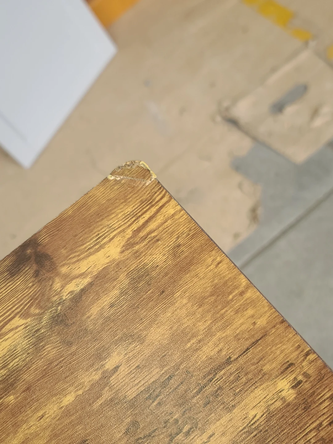Rustic Wood and Chrome Geometric Desk - photo 4