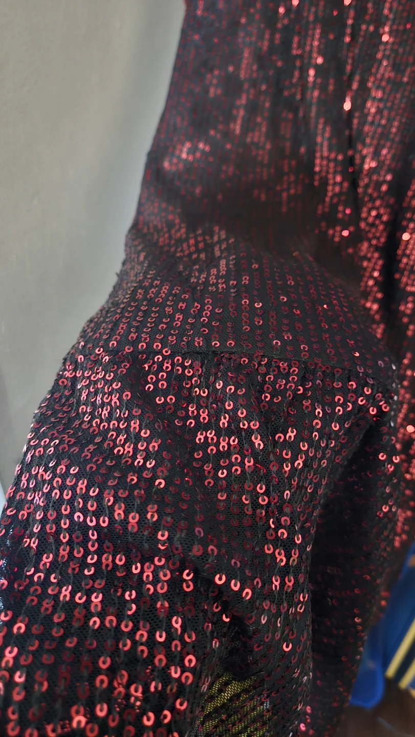 Charcoal Sequin Dress Medium - photo 3