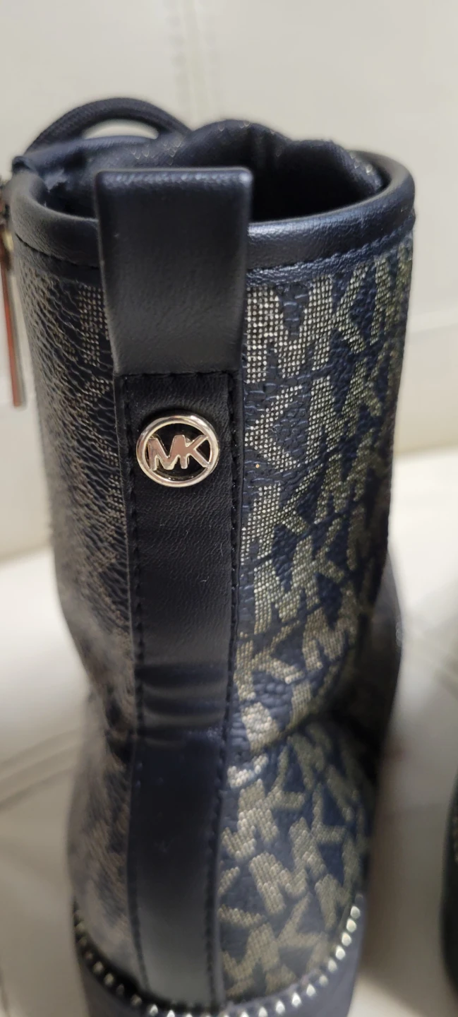 Michael Kors Logo Combat Boots sz 13 - photo 2