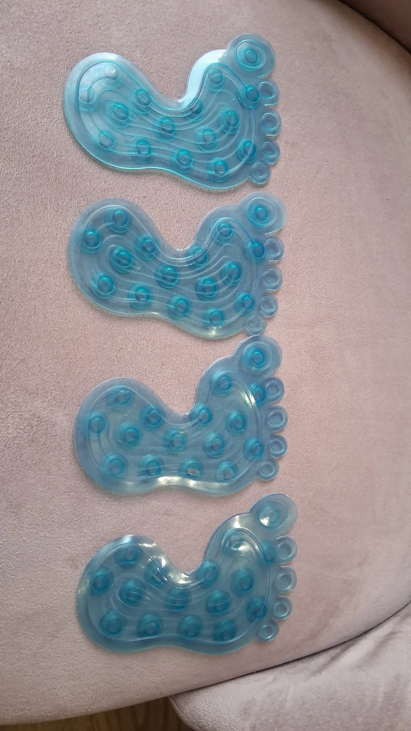 anti slip mini bathtub suction stickers 4 pcs