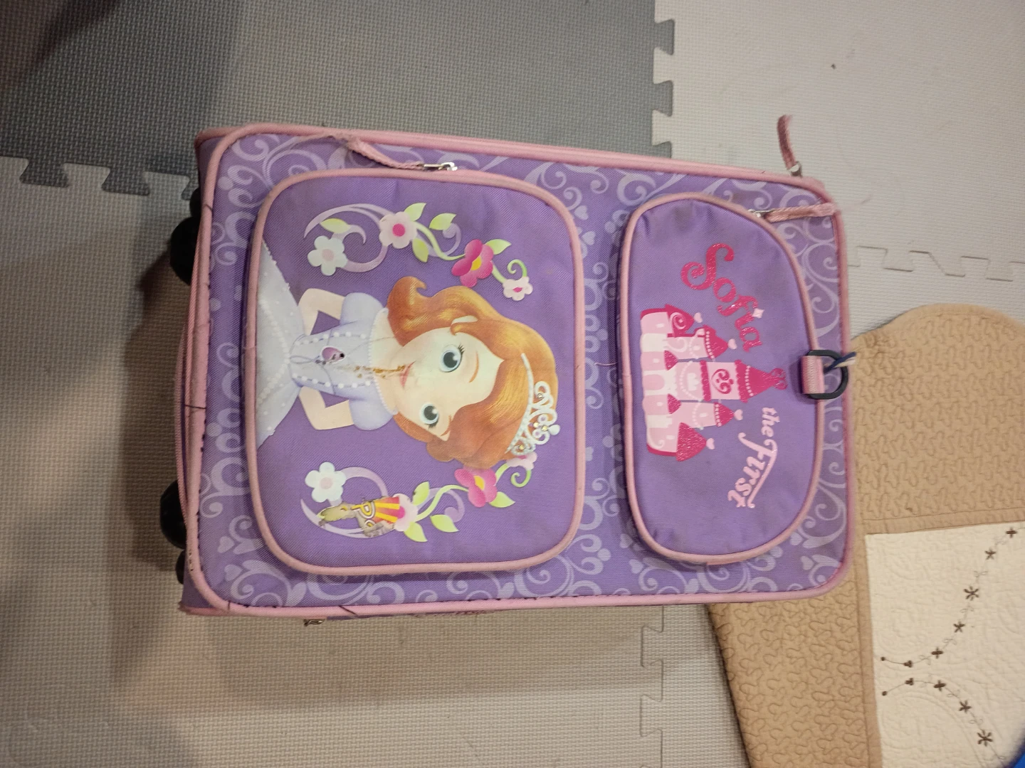 Sofia the First Rolling kids Suitcase