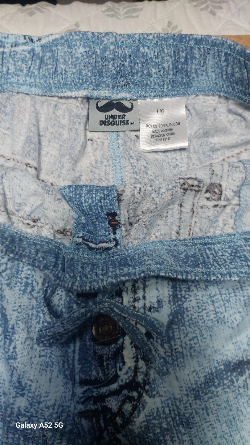 Under Disguise Acid Wash Jeans, Large "faux denim " - photo 4