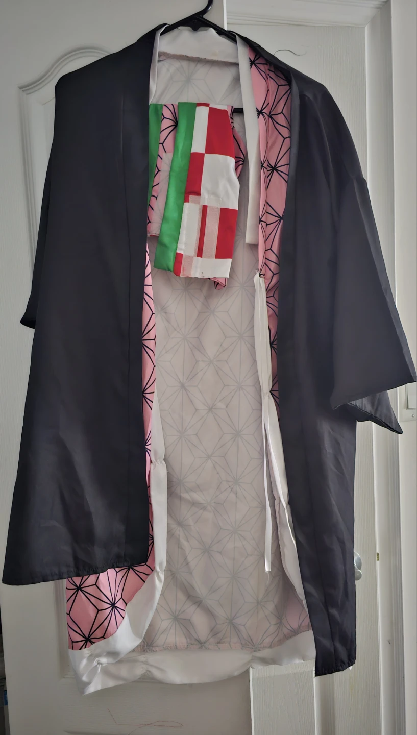 Nezuko Kamado Kimono Cosplay Outfit for Girls
