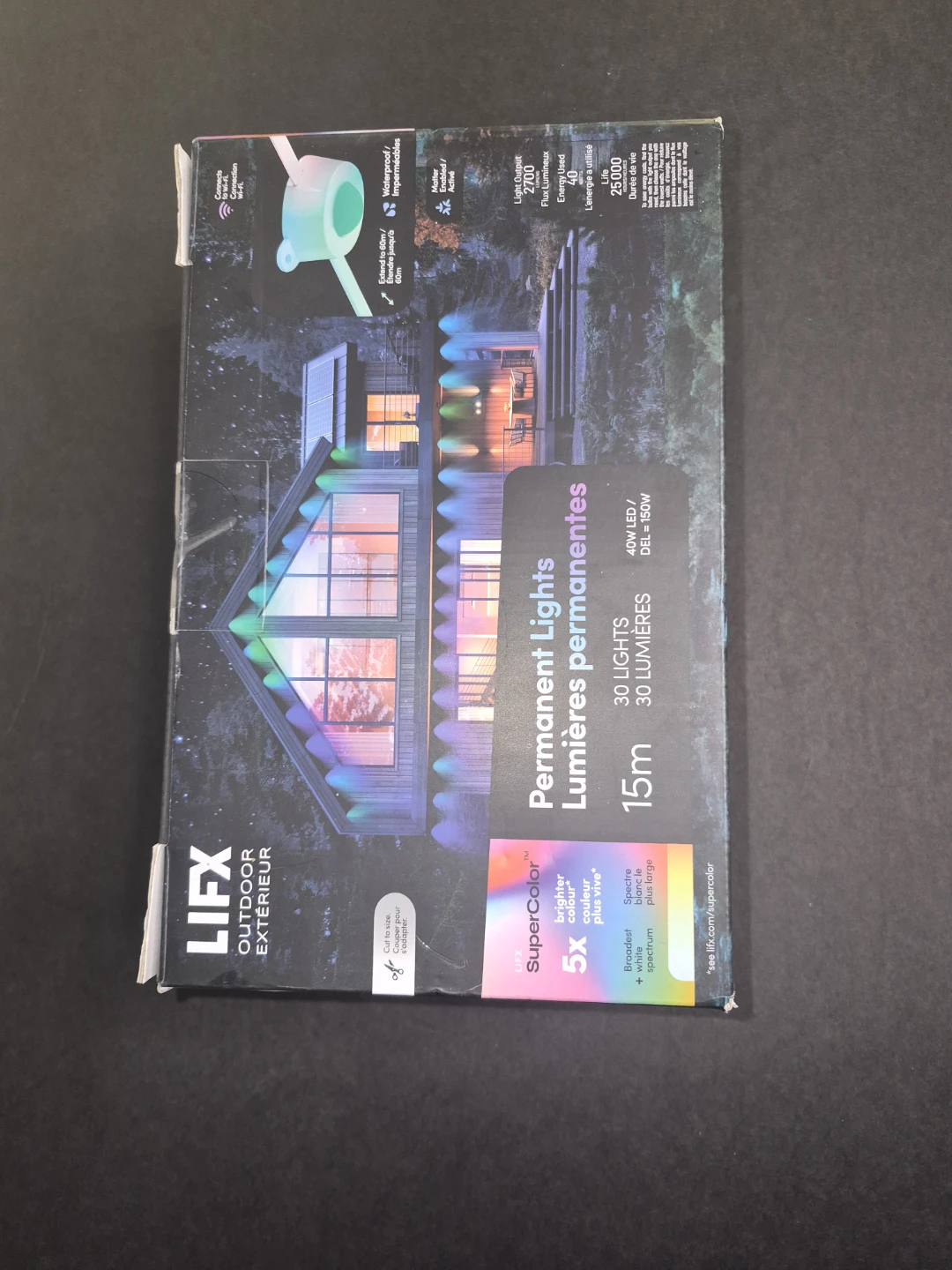 LIFX Outdoor Permanent Lights 15m / 50ft