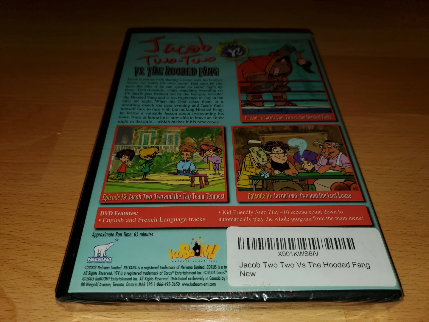 Sealed - Jacob Two-Two vs. The Hooded Fang DVD - photo 2
