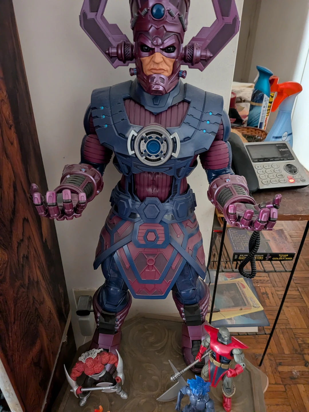Pre-owned Marvel Legends Haslabs Galactus with 5 Harold's - photo 2