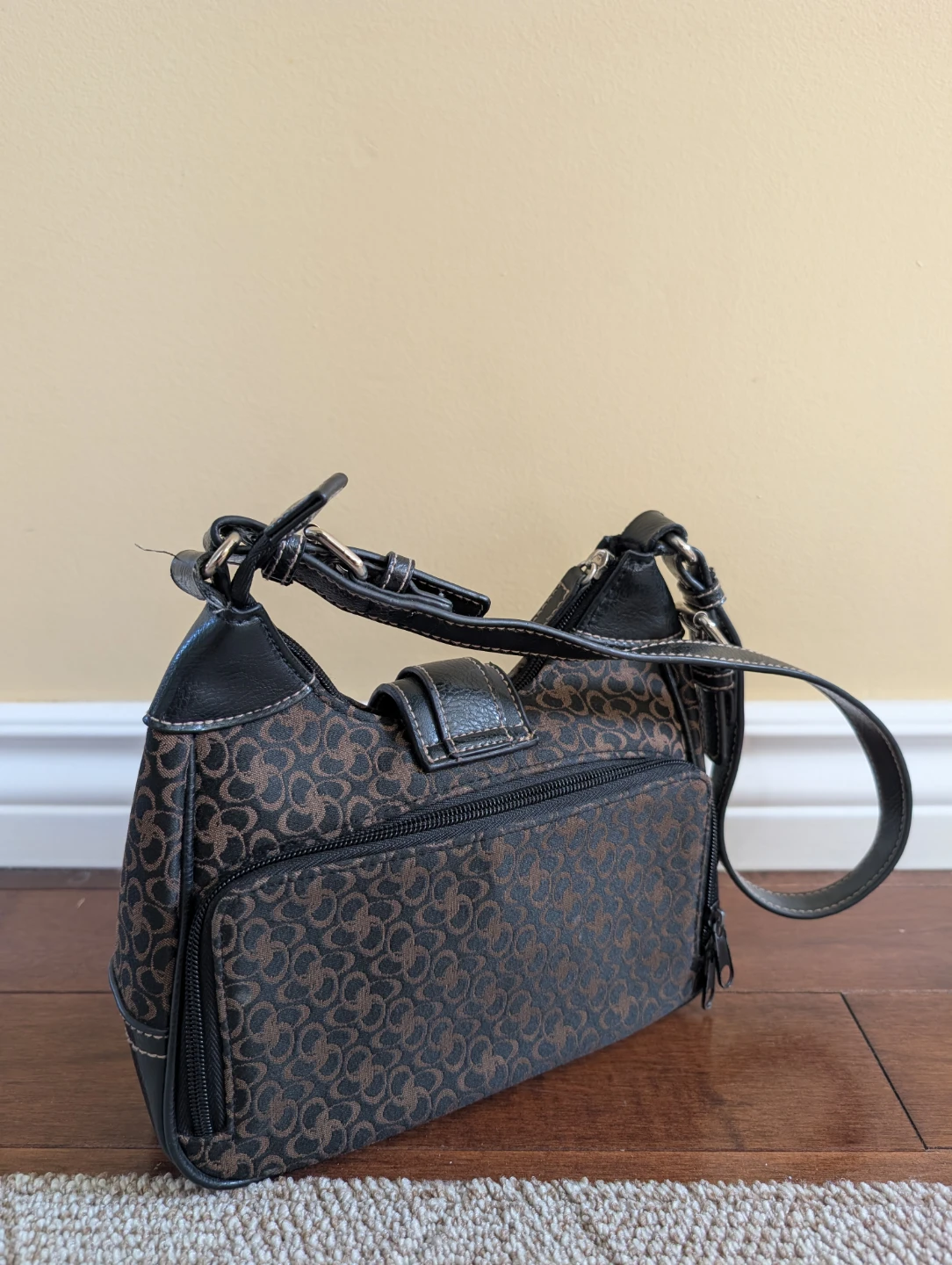 Y2K BUCKLE DETAIL VINTAGE SHOULDER BAG - photo 5