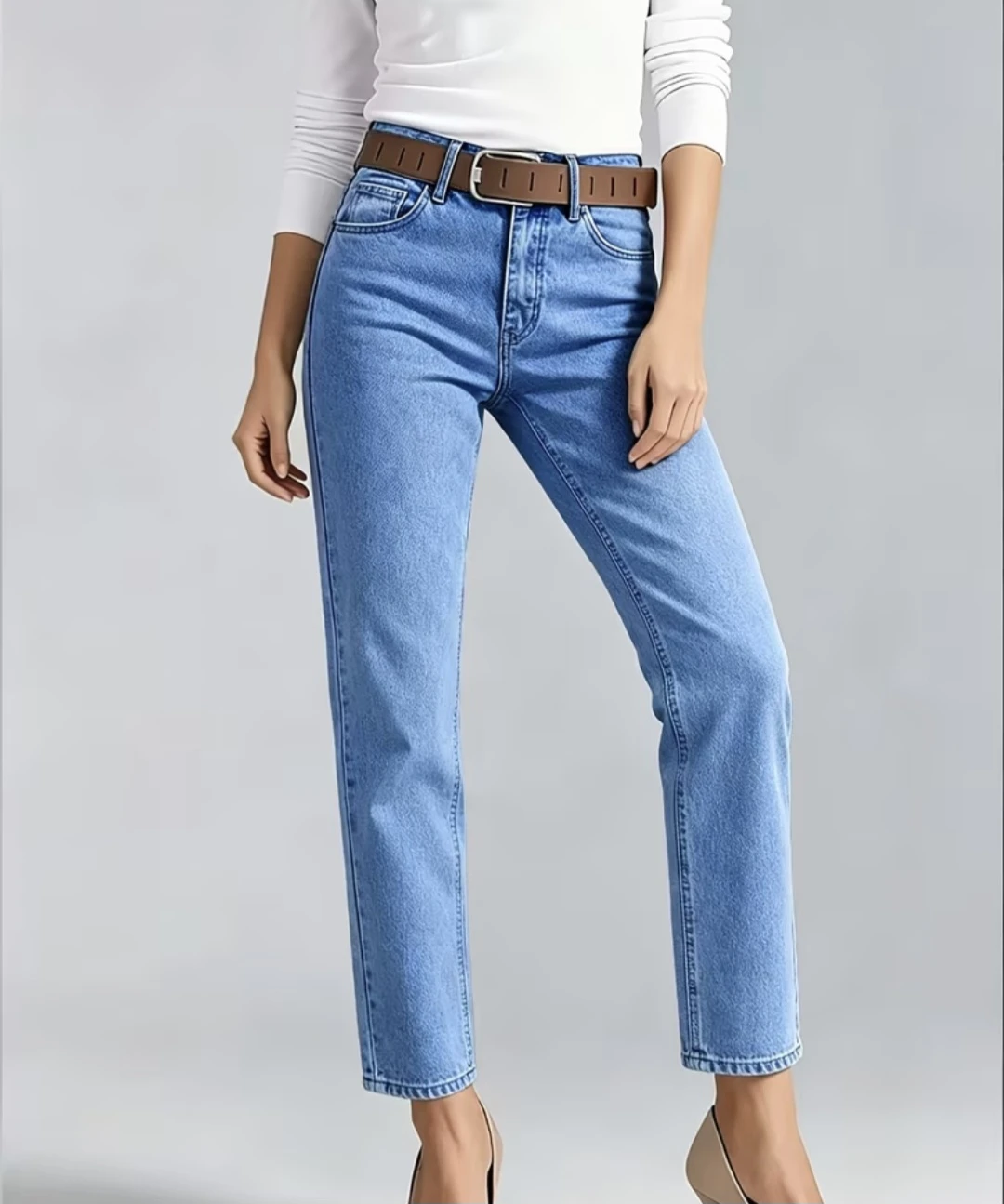 Light Blue Denim Jeans - photo 2