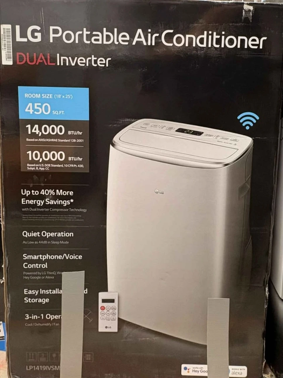 LG Dual Inverter Portable Air Conditioner 14,000 BTU